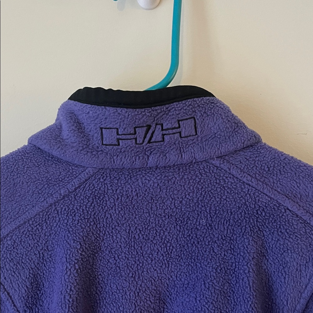 Helly Hansen Women's Purple Fleece Snap Front Jacket - Picture 3 of 7